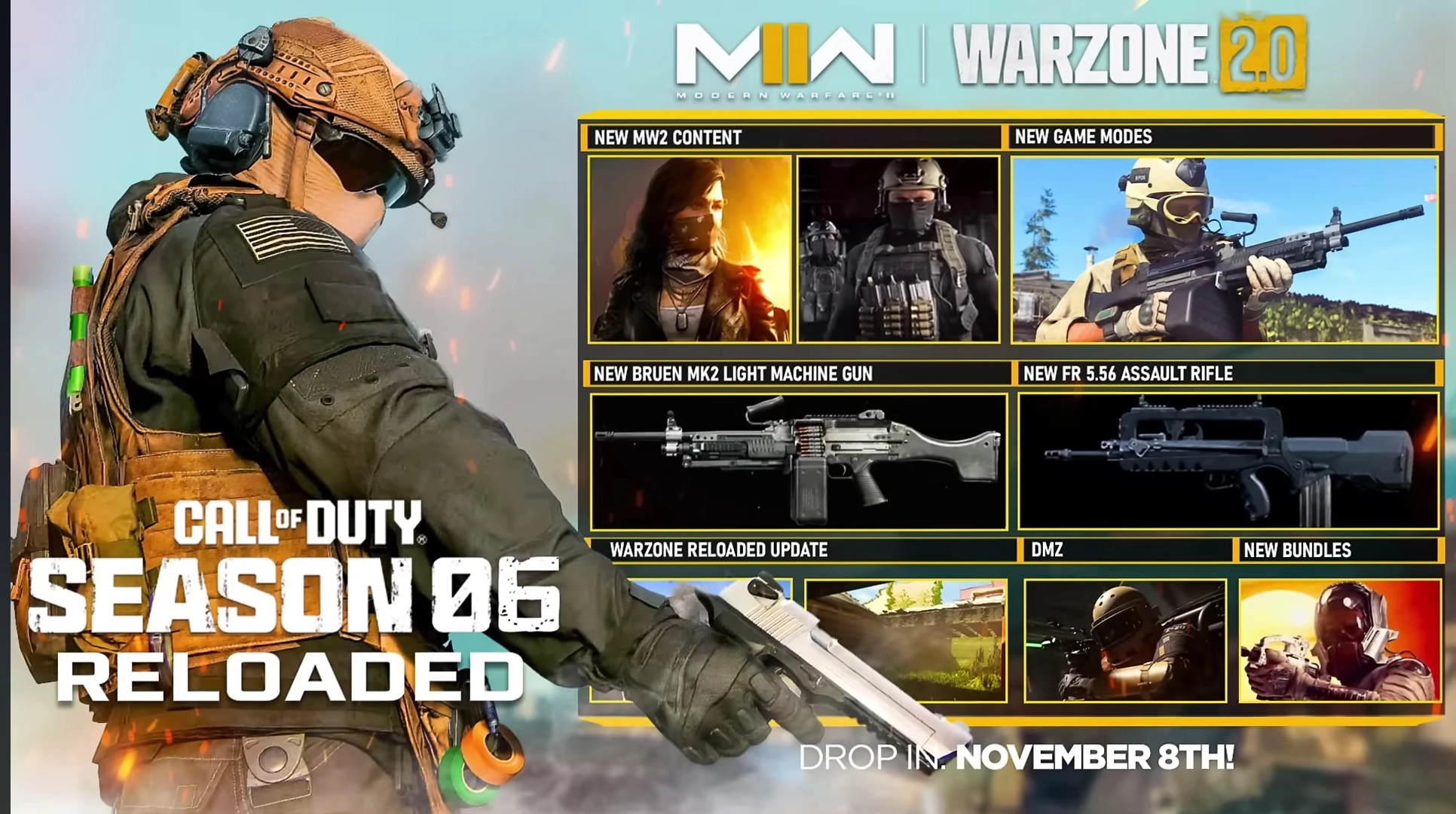 All The Weapon Changes And Bug Fixes In 'Call Of Duty: Modern Warfare II'  And 'Warzone' Season 6 Patch Notes