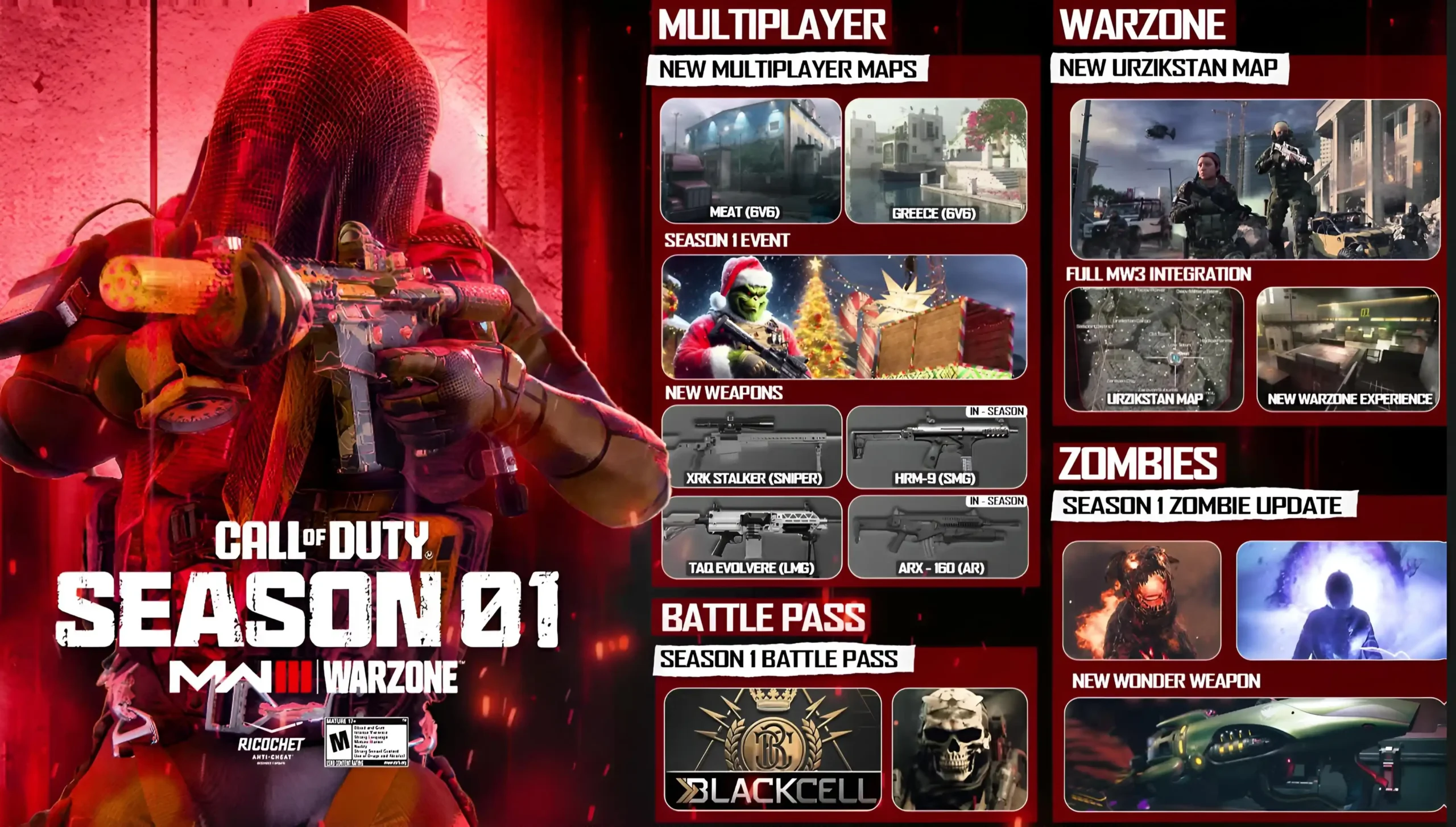 CoD MW3 Season 1 Battle Pass release date