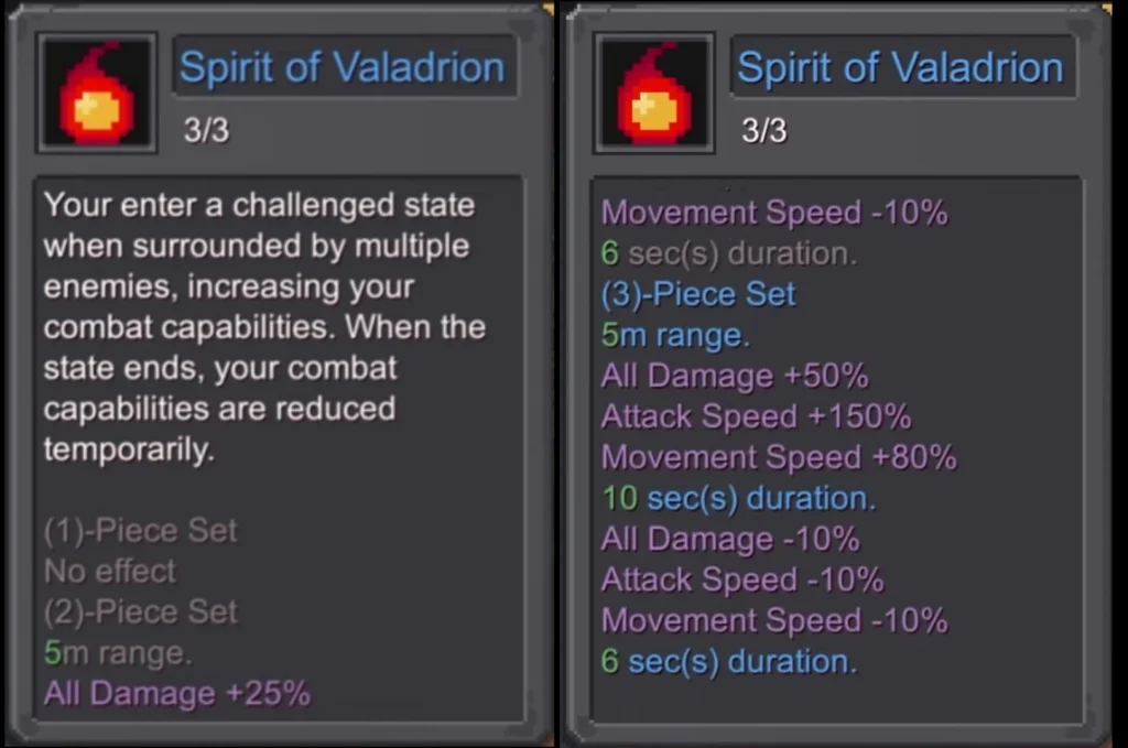 Valadrion Boss Weapons
