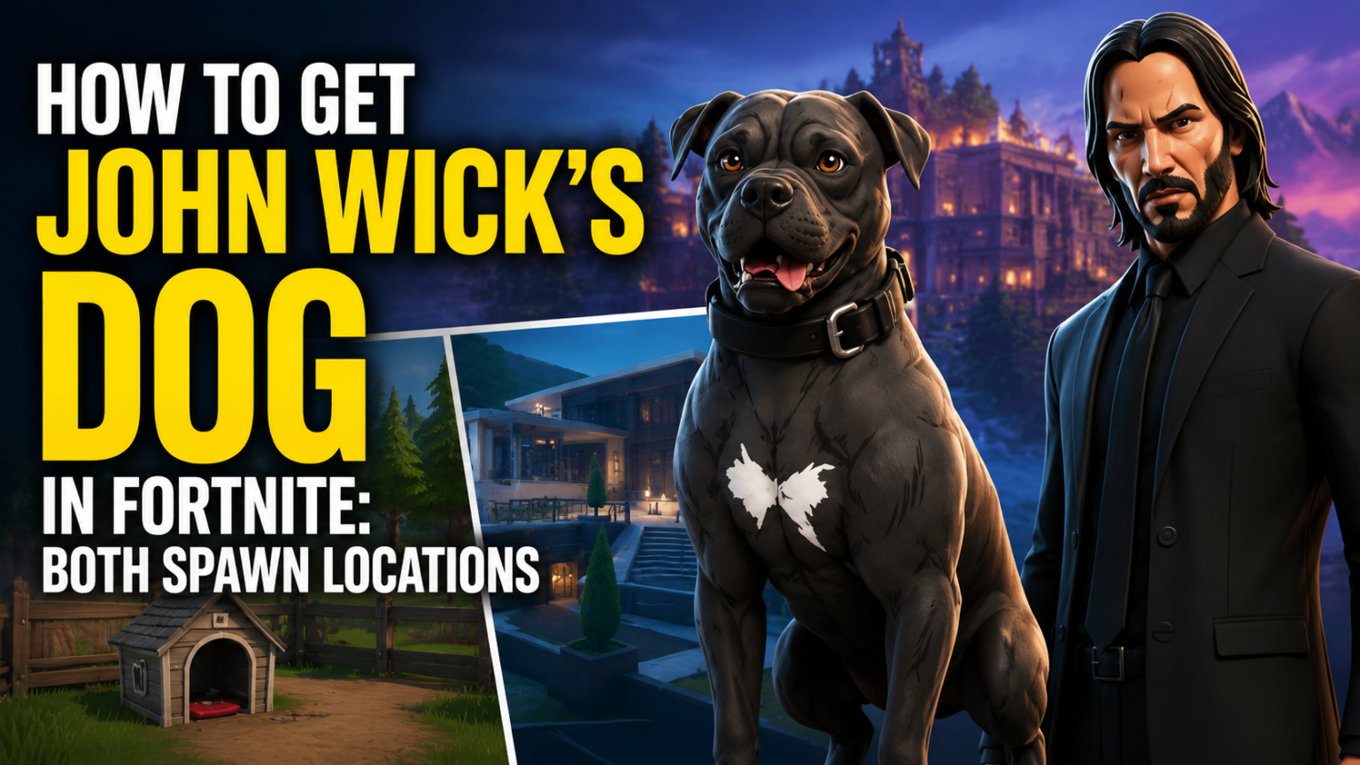 Where Is John Wick's Dog In Fortnite
