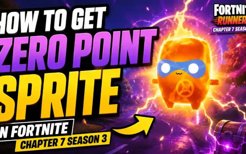 How to Get the Zero Point Sprite in Fortnite